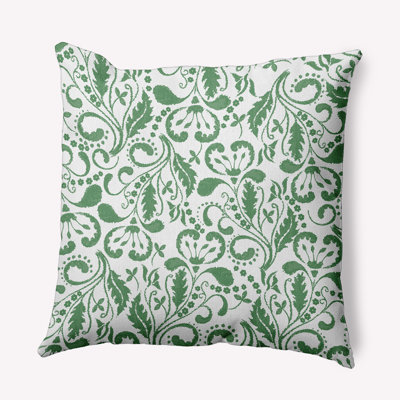 Floral Reversible Throw Pillow