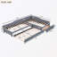 Lit plateforme simple avec rangement tapissier