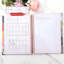 Organisateur de livre de mariage avec autocollants 11,4 x 10 po