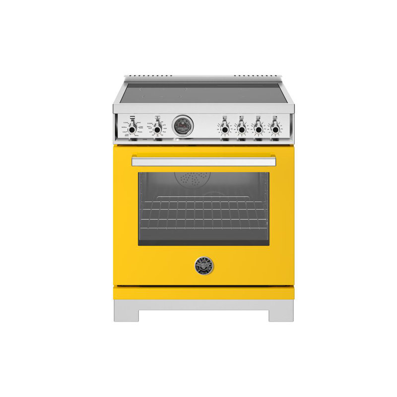 Bertazzoni 30'' W Free Standing Range, White Gloss, Electric