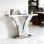 Console à miroir en forme de V avec élégance moderne