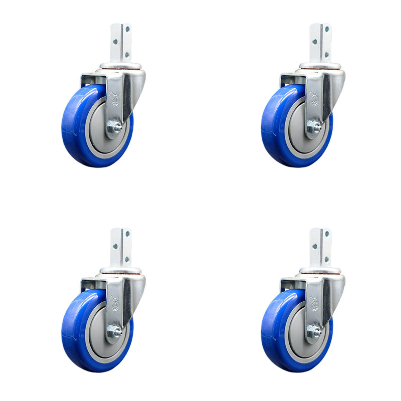 Polyurethane Caster, Blue