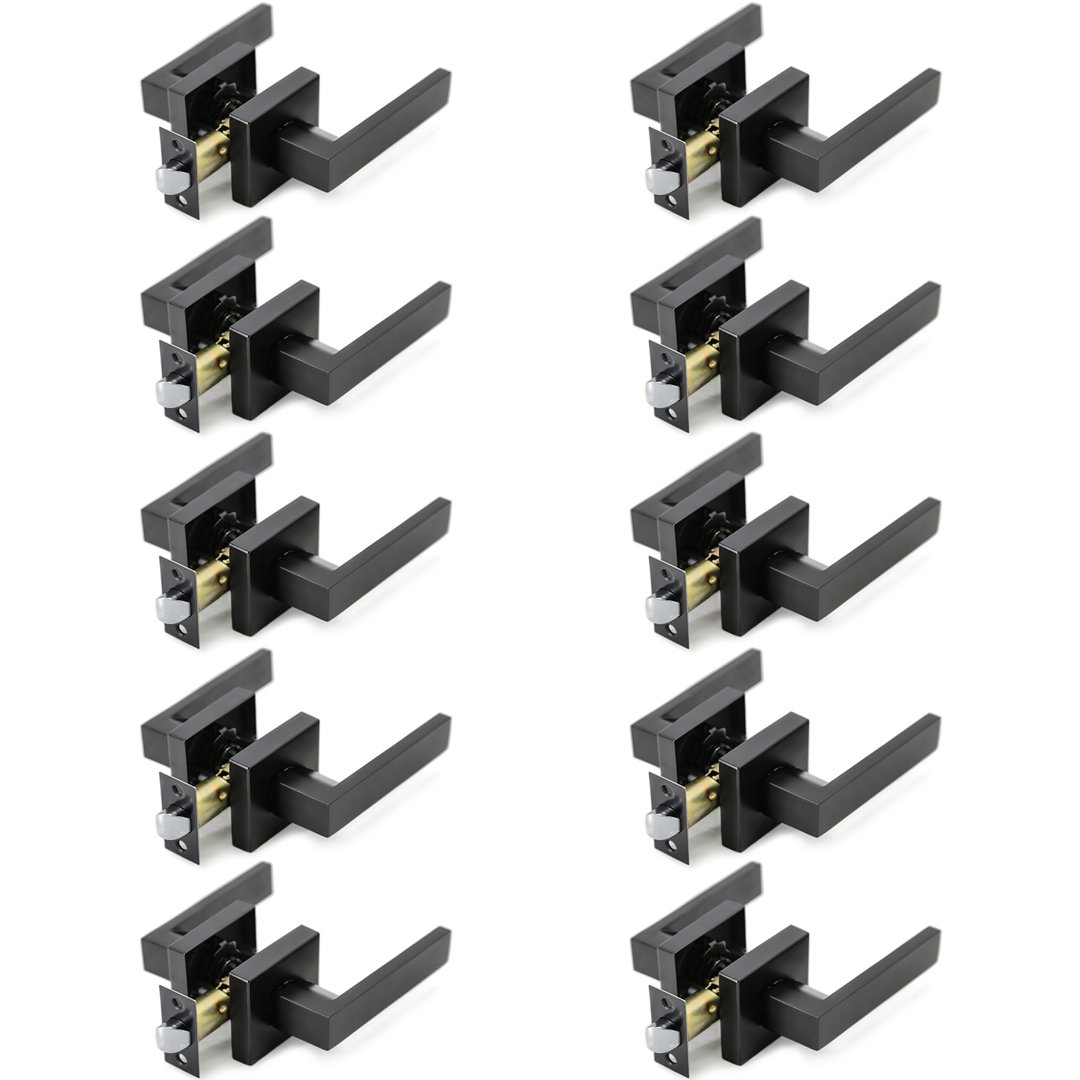 Passage (Hall & Closet) Door Lever (Set of 10) Villar Home Designs