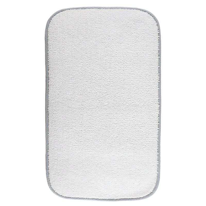 Contour Bath Rug, Linen, 24" W x 39" L