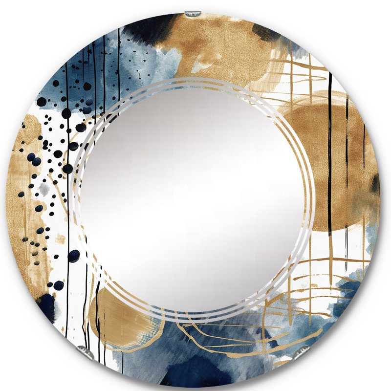 Miroir mural rond Beadling, 24 po x 24 po