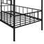 Structure de lit en métal pour lit simple avec support à lattes et conception de cabane dans les arbres créative pour les enfants-1697969436
