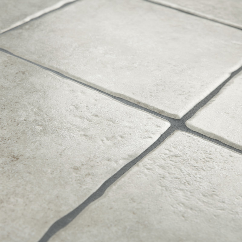 Costa 8" x 8" Ceramic Wall & Floor Tile, Gray