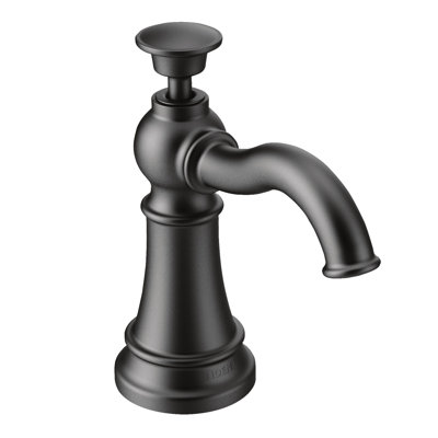 Traditional Matte Black Soap Dispenser
