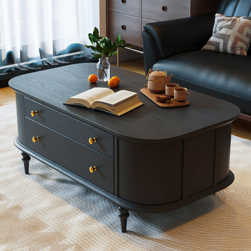 Table basse de style américain, Noir