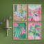 Tropical and Floral Bright Botanical, impression sur papier, 4 pièces-97782759-97782762