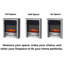 Meadow Castleton Fires & Fireplaces 129.54cm W Electric Fireplace with 6824.28 BTU-653558285-662617452