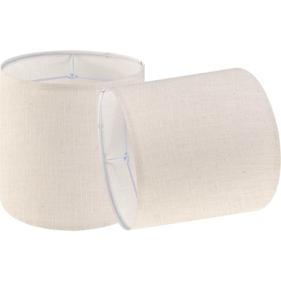Abat-jour tambour en lin