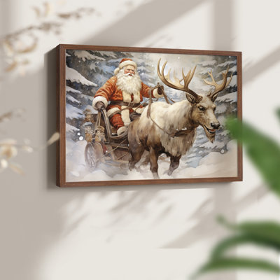 Art de Noël - CCGVD - Reproduction encadrée - Restickable