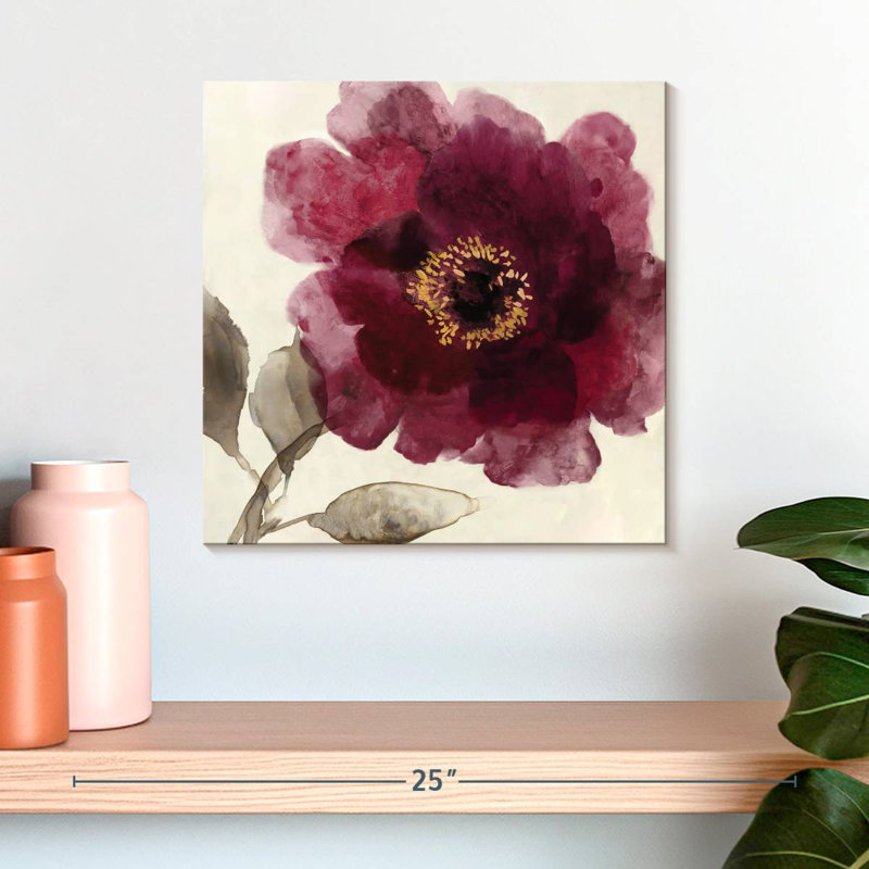 Harnek Crimson Peony I, H 16 po x l 16 po