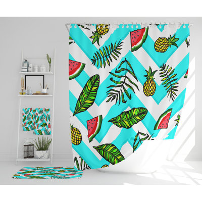 Nashlly Polyester Shower Curtain Set