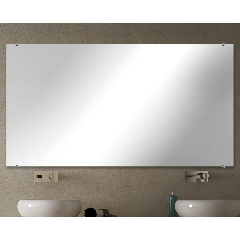 Cheston Flat Wall Mirror, 33.5" x 66.5"