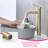 Modern Single Hole Bathroom Faucet, Tall Vessel Sink Faucet with Single Handle and Hot Cold Water Control-69907524