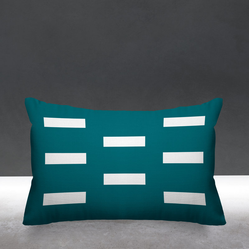 Coussin décoratif intérieur / extérieur Luella, Vert