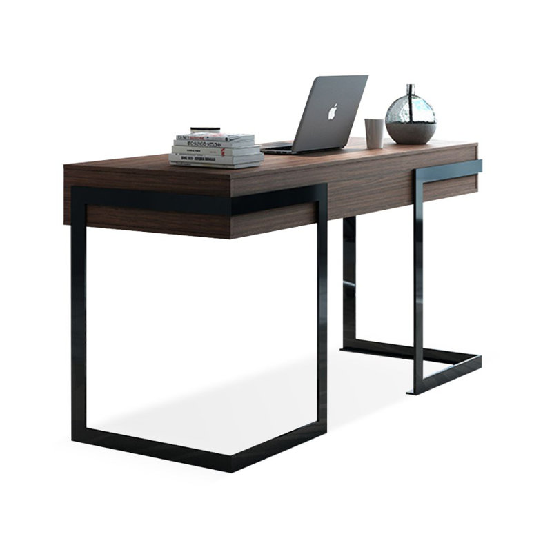 Bureau moderne et simple pour étudier à la maison avec tiroirs, H 29,53 po x l 62,99 po x P 23,62 po
