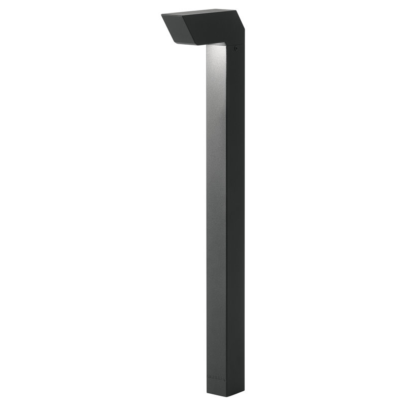 Modern Black Aluminum Right Angle Pathway Light