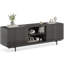 Rectangular TV Stand for TVs up to 75" with Open Shelf-1241524565