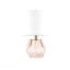 Lampe de table géométrique en verre