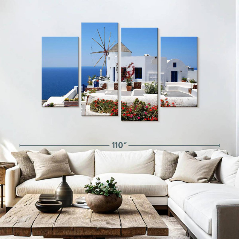 Maison de repos Gillard Santorini, H 54 po x l 84 po