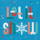 Retro Holiday VI - bleu