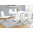 Contemporary Dining Table With Sturdy Construction And Stylish Design For Various Settings