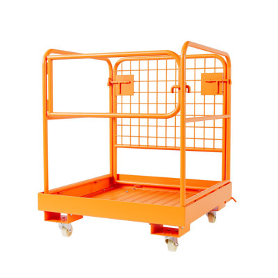 Cage de sécurité pour chariot élévateur, 1800 lb maximum Chariot élévateur à fourche avec 4 roues