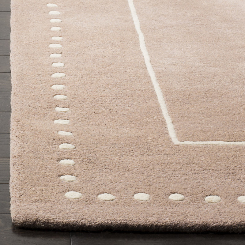 Cruz Hand Tufted Wool Polka Dots Rug, Runner 2'3" x 7'