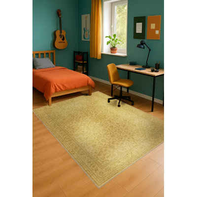 Tapis beige tissé traditionnel Mosso