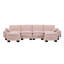 Canapé modulaire modulaire, canapé à assise profonde, canapé en velours côtelé, meubles rembourrés confortables pour le salon, appartement, studio, bureau, ayant plusieurs combinaisons-1603160143