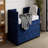 Upholstered Trundle Daybed, Twin Size  And 3 Storage Drawers, Chenille Fabric Sofa Bed For Guest Room, Living Room, Space-Saving Modern Day Bed Frame, No Box Spring Needed-1489619172