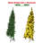 Pre-Lit Artificial Half National Christmas Tree With 8 Flash Modes