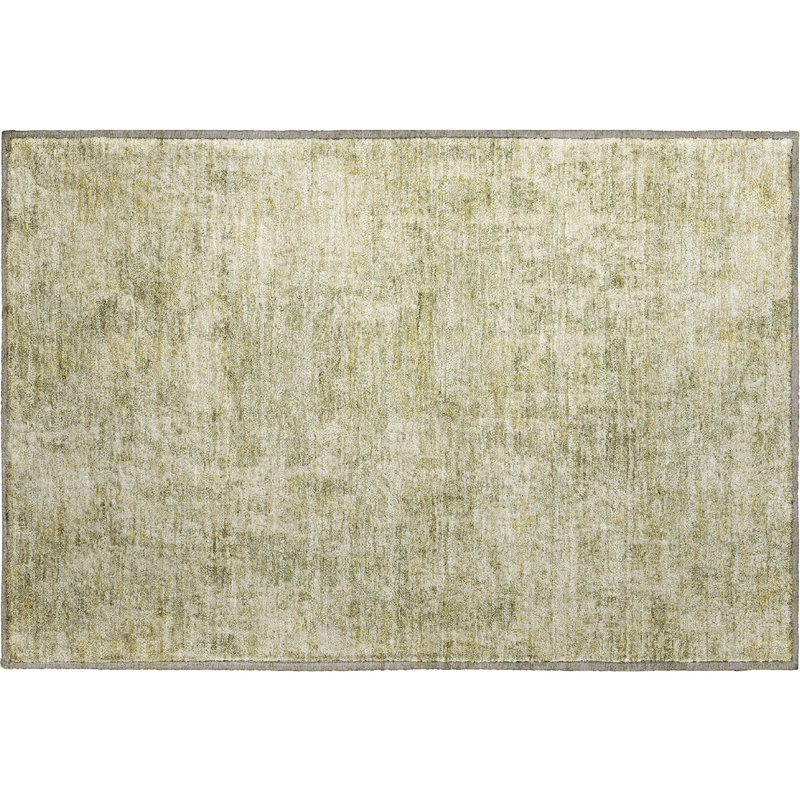Premium Machine Washable Mayfield AMF2061 Abstract Rug, 1'8" x 2'6", Sage