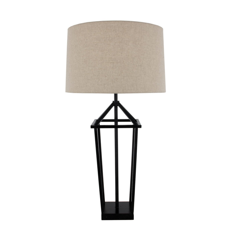 Demi Table Lamp, Black, Brown