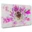Pink Clematis Flower - Wrapped Canvas-61877714