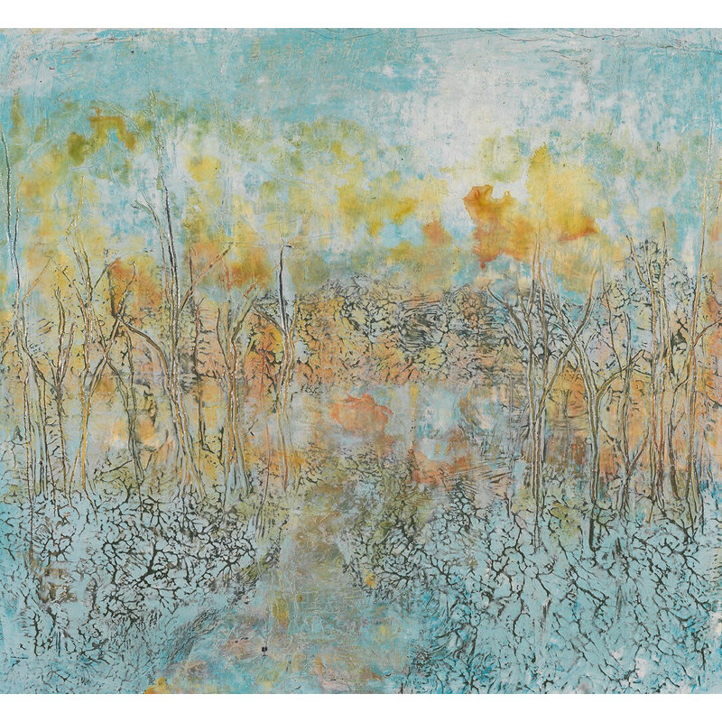 Pathway Painting, 60" W x 48" H