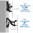 Mount-it Single Screen Wall Mount