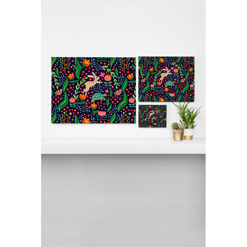 «The Tortoise and the Hare Night», impression sur toile, H 8 po x l 10 po x P 2 po
