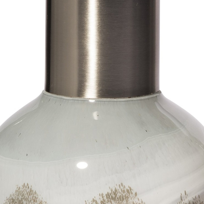 Vase de table 13 ", H 12,8 po x l 8 po x P 8 po