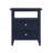 Weston Midnight Blue 2 Drawer Nightstand-449055145