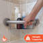 HealthCraft - PLUS Tablette de coin 9,5 po, barre d'appui pour la sécurité du bain et de la douche (capacité de 500 lb)-102673644