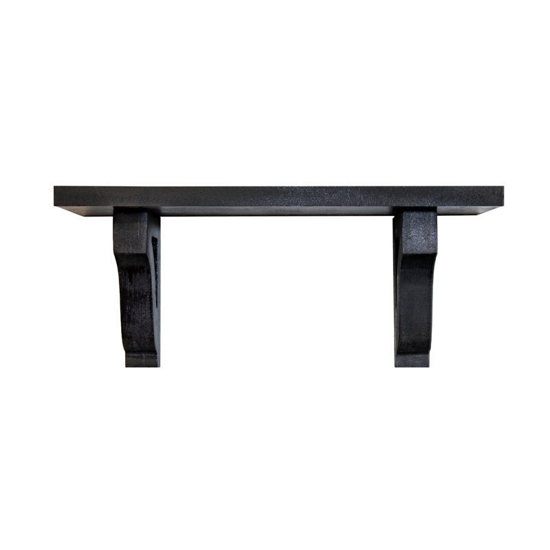 Rayne 1" Shelves/W Corbels, 10" H x 43" W x 8" D