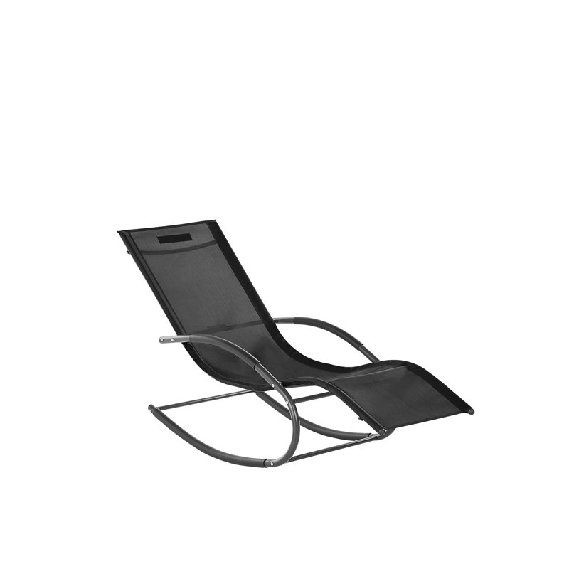 Massanutten 155cm Long Single Chaise, Black