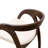 Rozella Solid Wood Curved Arm Chairs
