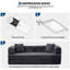 Canapé-lit convertible 5-en-1 en velours côtelé, causeuse pliante de 80,7 po avec structure fixe, pochette de rangement et coussins - beige-926124023