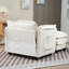 Fauteuil club avec repose-pieds Boucle-1117254348
