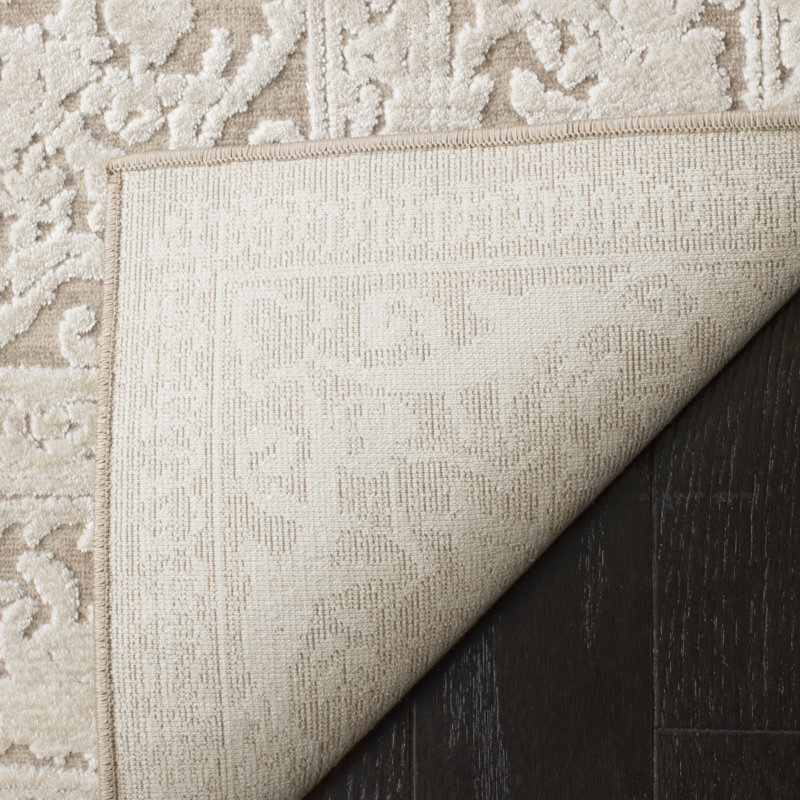 Espinal Oriental Area Rug, Rectangle 235 x 305cm, Beige/Cream